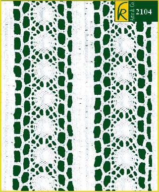 Crochet / Embroidery Fabrics design 2104